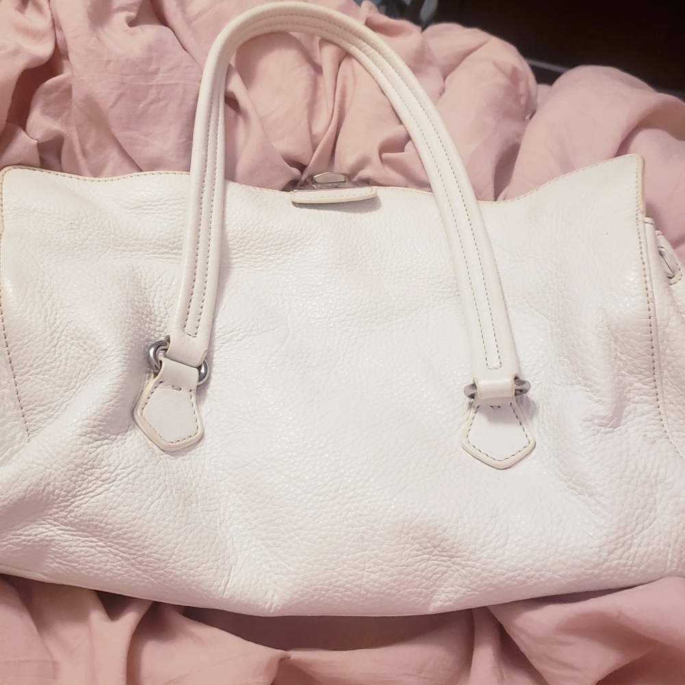 Prada White Leather Handbag - Picture 7 of 8